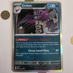 Crobat 076 Chaos Rising Stamped Promo Pokemon TCG NM - Image 1