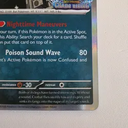 Crobat 076 Chaos Rising Stamped Promo Pokemon TCG NM - Image 5