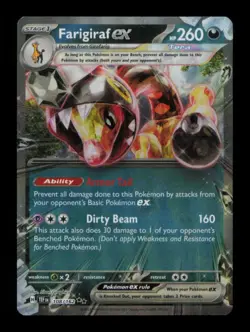 FARIGIRAF EX DOUBLE RARE 108/162 NM POKEMON - Image 1