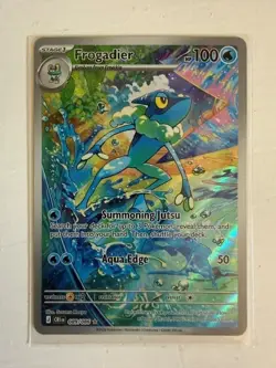 Pokemon Mega Evolution Chaos Rising Frogadier SIR 089/086 - Image 1