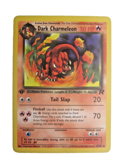 Pokemon TCG 1st Edition Dark Charmeleon Team Rocket 32/82 Uncommon LP/NM - Image 1