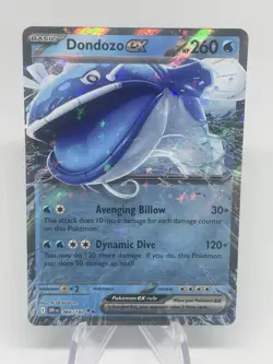 Pokemon TCG Dondozo Ex Scarlet & Violet Destined Rivals 066/182 Holo🔥 - Image 1