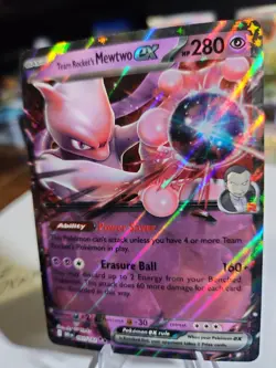 Team Rockets Mewtwo EX 081/182 SV10 DESTINED Rivals Pokemon TCG NM - Image 3