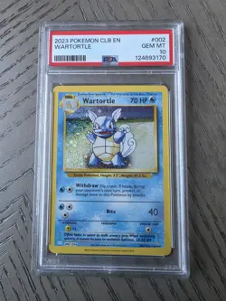 Pokemon 2023 Wartortle 002/034 Gem MINT PSA 10 - Image 1