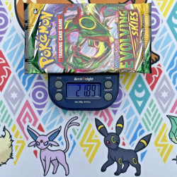 POKEMON TCG SWORD & SHEILD EVOLVING SKIES BOOSTER PACK SEALED RAYQUAZA 21G HEAVY 820650808777 - Image 1