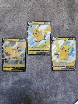 Pikachu V Celebrations Bundle 3 Cards All Mint condition - Image 1