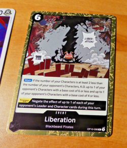 ONE PIECE ENGLISH CARD HOLO GAME CARTE LIBERATION OP10-098 EN NM - Image 1