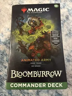 MTG Bloomburrow: Animated Army Commander Deck New Sealed - Image 1