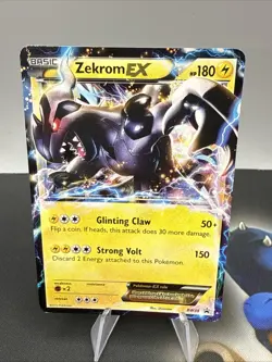 Pokemon TCG 2012 BW Black Star Promos Zekrom EX Holo BW38 - Image 1