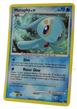 Manaphy 2/17 Holo Rare Pop 9 Series Promo NM With Tracking 2a - Image 2