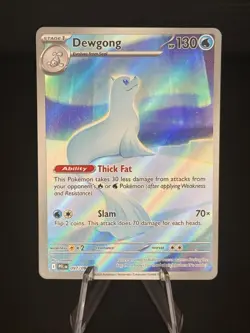 Dewgong 097/094 Illustration Rare Phantasmal Flames Pokemon Near Mint - Image 1