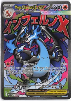 Mega Charizard X ex 023 Holo Promo ME: Mega Evolution Promo Pokemon NM - Image 1