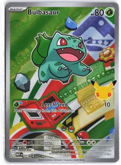 Bulbasaur 037 Holo Promo ME: Mega Evolution Promo Pokemon NM - Image 1
