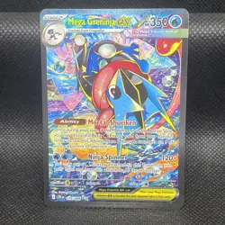 Mega Greninja ex SIR 116/086 Chaos Rising Special Illustration Rare Pokemon TCG - Image 1