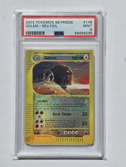 Pokemon Golem - Rev Foil - 148/144 - PSA 9 - Image 1