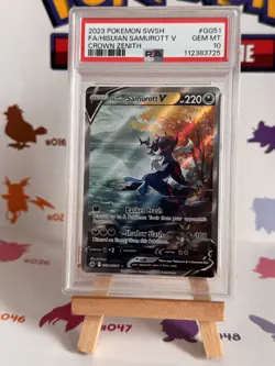 PSA 10 Hisuian Samurott V Galarian Gallery SWSH Crown Zenith GG51/GG70 Pokemon - Image 5