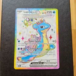Lapras ex 158/142 SV07: Stellar Crown Pokemon Card NM - Image 1