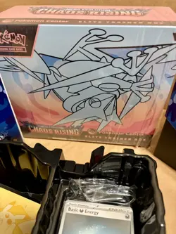 Pokemon Center Chaos Rising ETB No Packs No Promos Includes Accessories - Opened - Image 2
