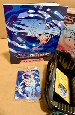 Pokemon Center Chaos Rising ETB No Packs No Promos Includes Accessories - Opened - Image 3