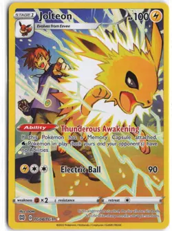 Jolteon TG04/TG30 Holo Brilliant Stars Trainer Gallery Pokemon NM - Image 1