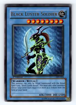 Yugioh Black Luster Soldier SYE-024 1st Edition Ultra Rare - NM 💎 - Image 1