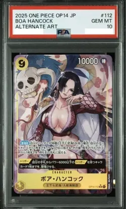 PSA 10 BOA HANCOCK OP14-112 ALTERNATE ART Japanese JP 2025 ONE PIECE - Image 1