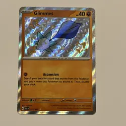 Glimmet 179/091 SV: Paldean Fates Holo Baby Shiny Pokemon Card - Image 1