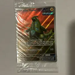 Iron Thorns Pokemon Scarlet & Violet #098 SEALED PROMO Full Art Pokemon Card - Image 1