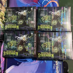 Lot of 4X - MTG: Secrets of Strixhaven Collector Booster Omega FACTORY SEALED - Image 1