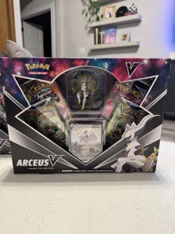 2x Arceus V Figure Collection Box Factory Sealed Pokemon TCG Cosmic Eclipse Pack - Image 2