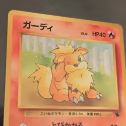 Pokemon Intro Pack (Squirtle) Growlithe 26 Regular 40 HP Basic JP Himeno - Image 2