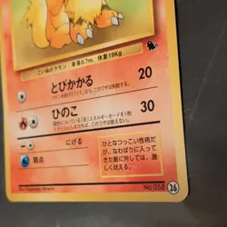 Pokemon Intro Pack (Squirtle) Growlithe 26 Regular 40 HP Basic JP Himeno - Image 4