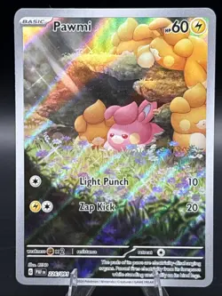Pokemon TCG - Pawmi - 226/091 - Paldean Fates - Illustration Rare - Image 1