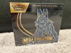 Mega Evolution Elite Trainer Box ETB Lucario Pokemon TCG New Sealed - Image 1