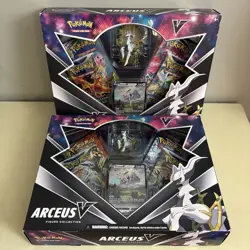 Pokemon TCG Arceus V Figure Collection Box - Lot Of 2, Brand New Factory Sealed - Image 1