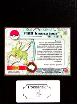 Carte Pokemon Topps #123 Insecateur - Image 2