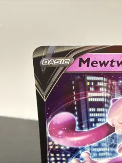 Pokemon TCG Mewtwo V SWSH223 Pokemon GO Black Star Promo Full Art Holo HP 220 - Image 3