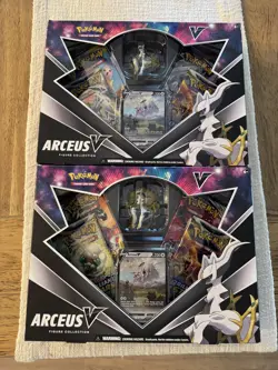 Pokemon TCG Arceus V Figure Collection Box Factory Sealed Lot Of 2 - Image 1
