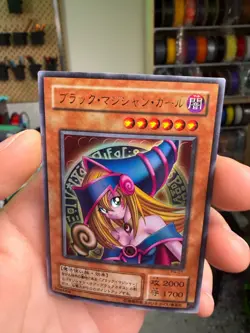 2001 Japanese Dark Magician Girl P4-01 Ultra Yu-Gi-Oh! Trading Card Game - Image 3