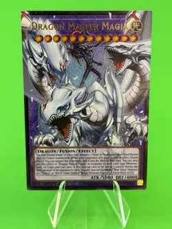 Yu-Gi-Oh Glorious Gallery Dragon Master Magia Extended Art BLGG-EN137 NM!!! - Image 1