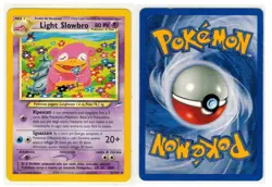 Pokemon Neo Destiny TCG Light Slowbro Card No. 51/105 No Holo Italia - Image 1