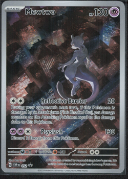 Mewtwo 052 Scarlet & Violet Holo Black Star Promo Card Pokemon TCG NM - Image 1