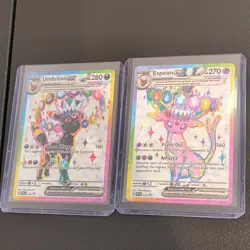 Pokemon TCG Prismatic 151 Umbreon ex 119/165 & Espeon ex 118/165 - Image 1
