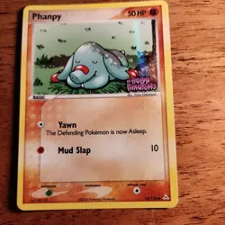 Phanpy 75/110 Ex Holon Phantoms Reverse Holo Foil Stamped Pokemon CGAI grade7.5 - Image 1