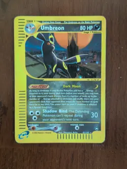 2003 Aquapolis Umbreon Reverse Holo Foil Rare 41/147 WOTC E-Reader Pokemon - Image 1