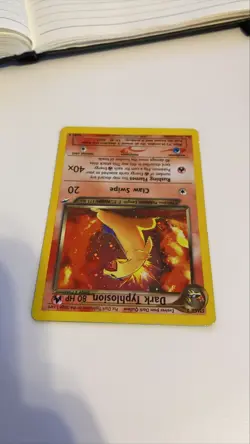 Dark Typhlosion Holo Rare 10/105 Neo Destiny Pokemon TCG 2000 - Image 3
