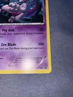 Pokemon TCG 2015 Mewtwo XY100 XY Black Star Promo Cosmos Holo - Image 4