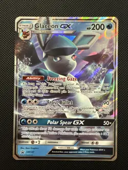 Glaceon GX SM147 Sm Holo Sun & Moon Black Star Promo Pokemon - Image 1
