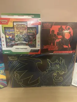 Pokemon 5 ETB, 1 UPC, 1 First Partner Box Lot! New, sealed, pristine. - Image 2