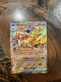 Blaziken ex 24 - 024/159 Journey Together Ultra Rare Pokemon - NM Near Mint - Image 1